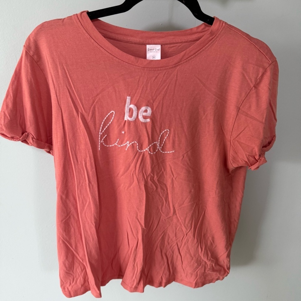 Sweet Soul Coral 'Be Kind' T-Shirt Size Medium